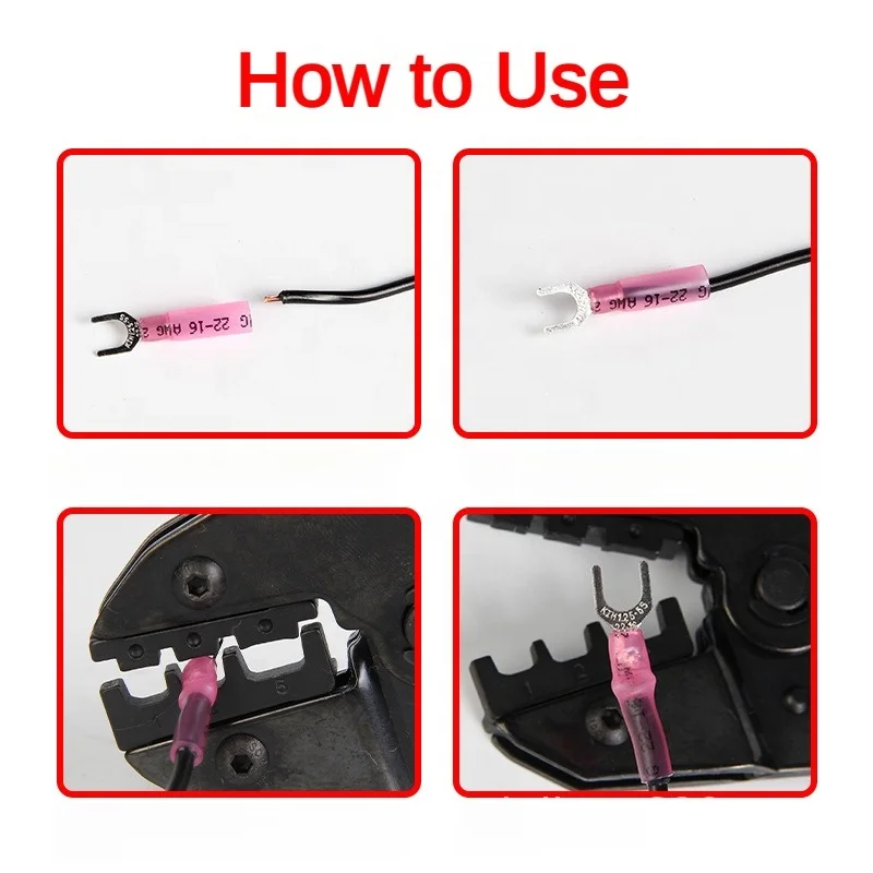 Terminals Crimping Tools VK-10WF 23-7AWG 0.25-10mm2 Automotive Plier Ratcheting Wire Crimper