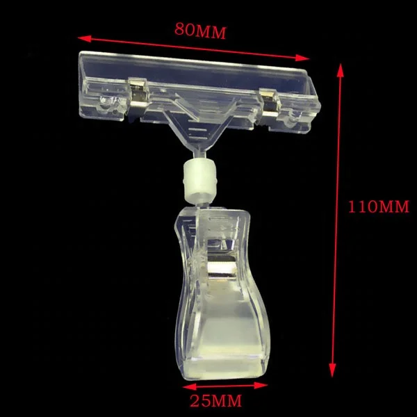 adjustable pop clip sign holder for displaying 5MM pole