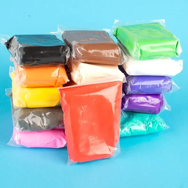 New Toys 36 Colors polymer clay 100g/300g/500g/1kg custom weight super light clay