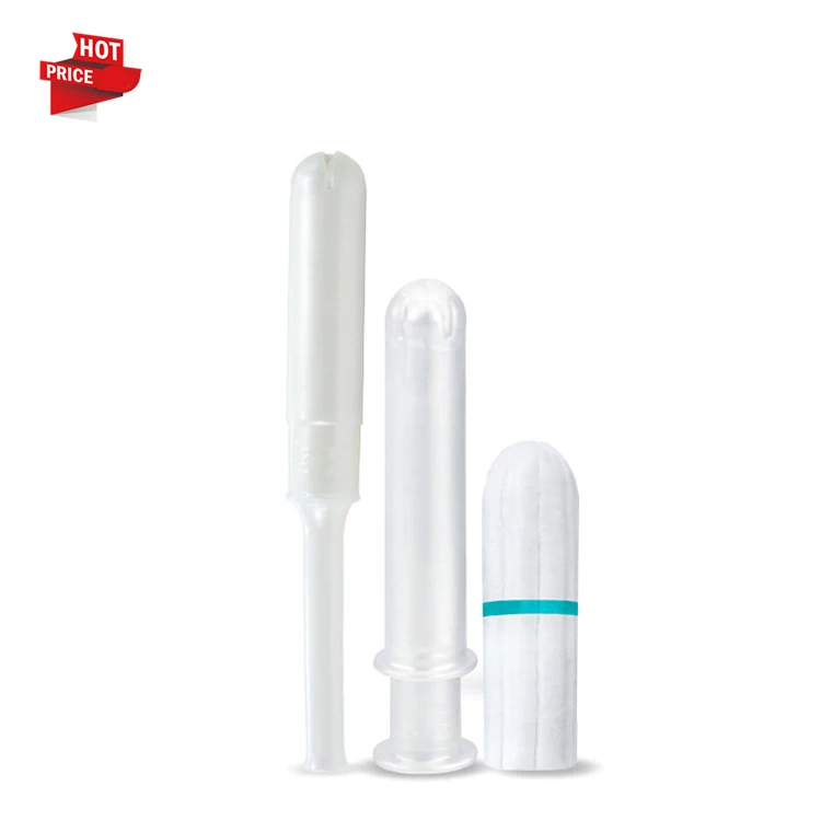 Оптовая продажа из Китая 100% переработанный без аллергии медицинский вагинальный органический тампон