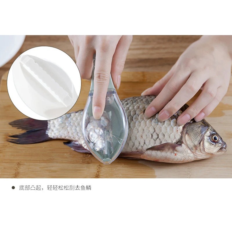 Fish Skin Brush Scraping Fish Scale Brush Grater Quick Disassembly Fish Knife Cleaning Peeling Skin Scraper Tool
