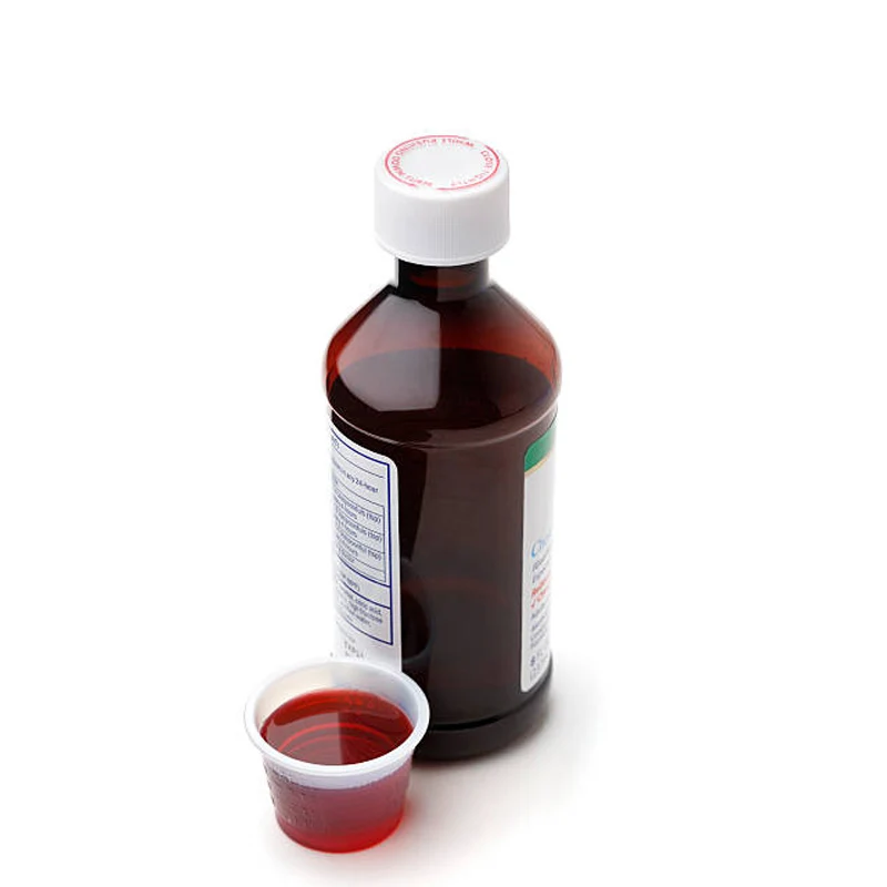 4oz Fluid Oval Pharmacy Liquid Medicine Rx Cough Syrup Bottles 1000mg