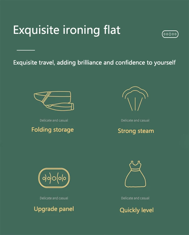 Automatic Folding style travel portable handheld garment steamers electric steam generator iron for