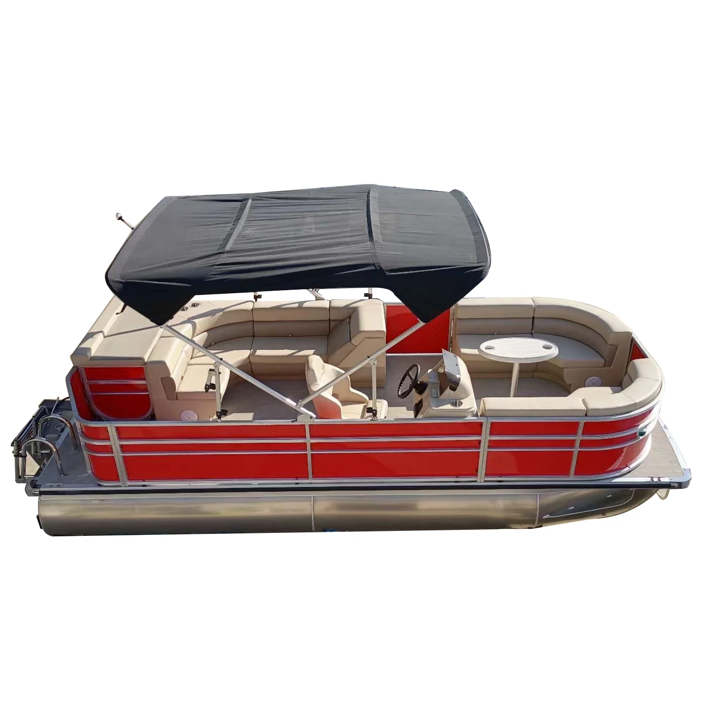 5.8m/ 19ft Aluminum Pontoon Boat /Luxury family boat