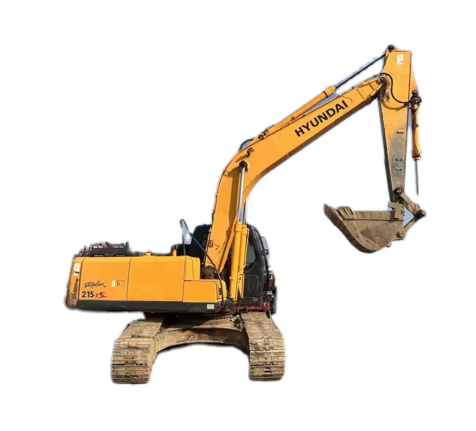 Hyundai 215-7 Used Crawler Excavator 21Ton Second Hand Hydraulic Digger with EPA Focused on Core Motor Components