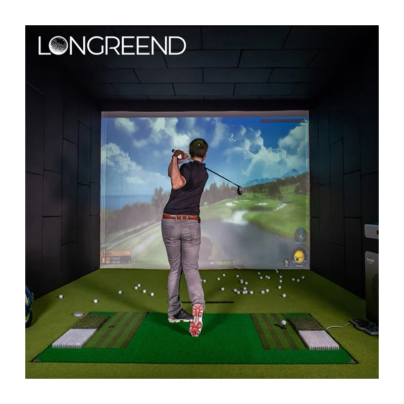 LONGREEND Customizable  Indoor golf Simulated golf Luxury ring golf