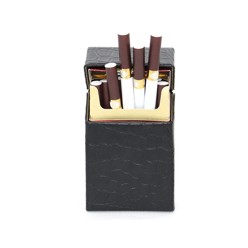 High Quality Handmade leather cigarette case Portable Cigarette sleeve leather cigarette holder