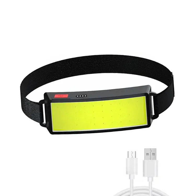 2021 New 10W COB Head Lamp,Portable Battery Indication USB Rechargeable Led Headlight,Flood Other Headlights for working