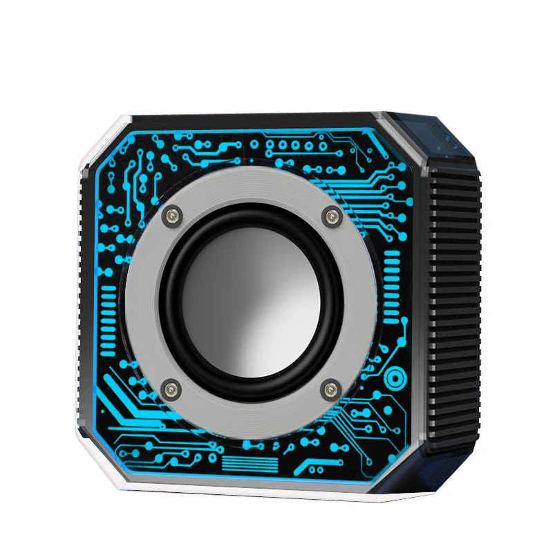 New arrival TF Card and FM outdoor wireless mini portable bluetooth speakers with colorful light