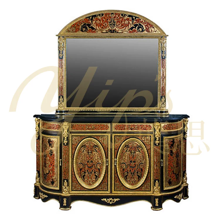  Yips LD-1203-0042 Duke серии Смола резьба ручной росписью золотом-листьев обеденный стол-номер класса люкс шкафа шведского