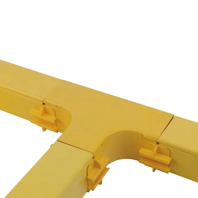 Сделано в Китае, лидер продаж, лоток для волоконно-оптического кабеля, желтый пластиковый лоток для кабеля