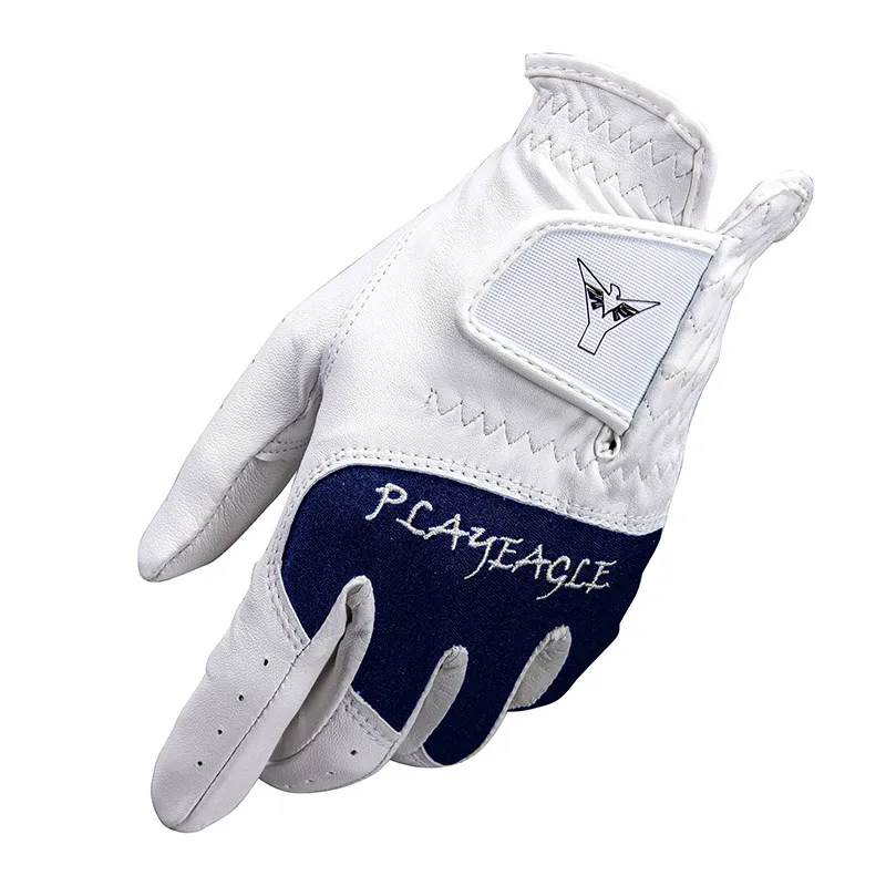 PLAY EAGLE 2023 Summer New Sheepskin Leather Breathable Soft Comfortable Golf Gloves for Men