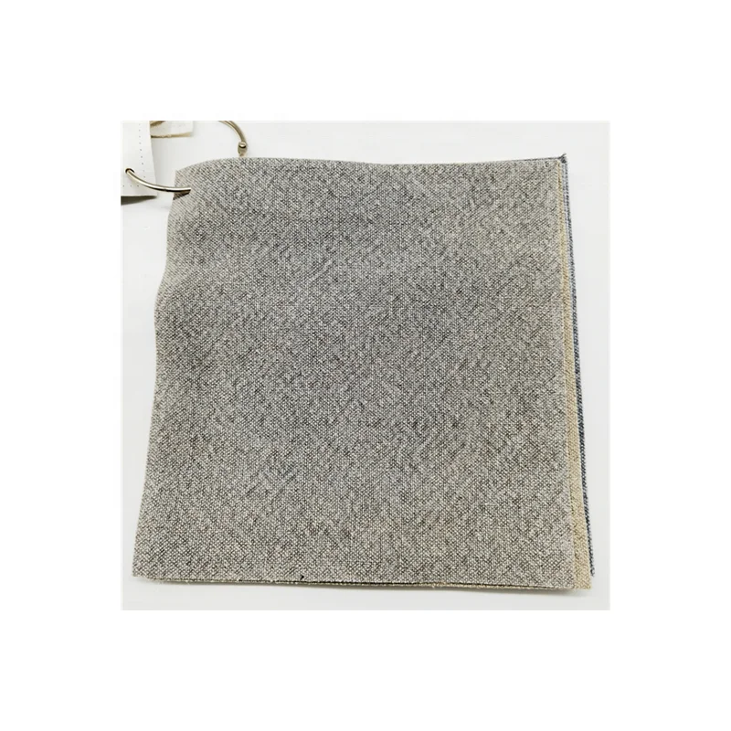 LXJX19023 Home Textiles Lounge Quality Plain Fabrics Heavyweight Natural Fabric 45% Viscose 55 % Linen Fabric For Sofa