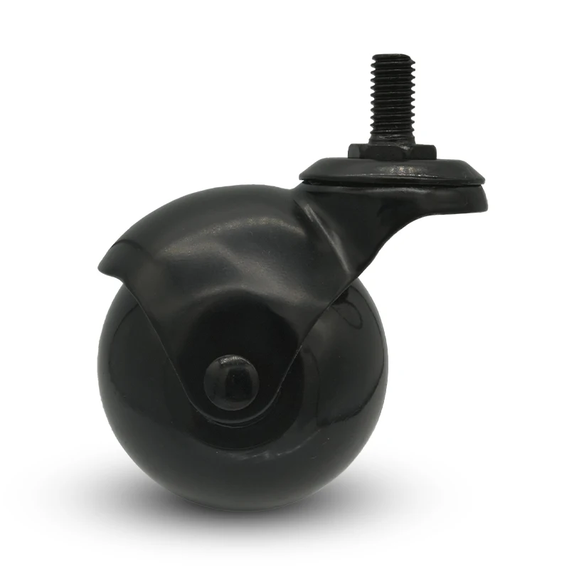 PP universal office chair castors supplier solid swivel ball bearing casters wheels