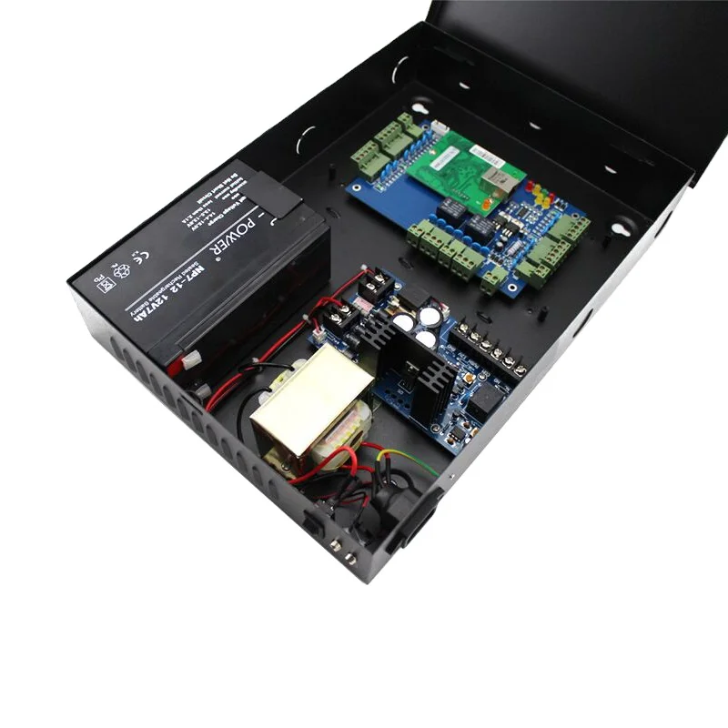 2 двери сети RFID контроля доступа по отпечаткам панель с AC110V/220V выход