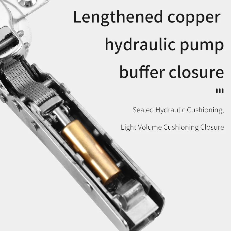 Furniture Accessories Auto Close Hydraulic Soft Close Stainless Steel Hinges Cabinet Door
