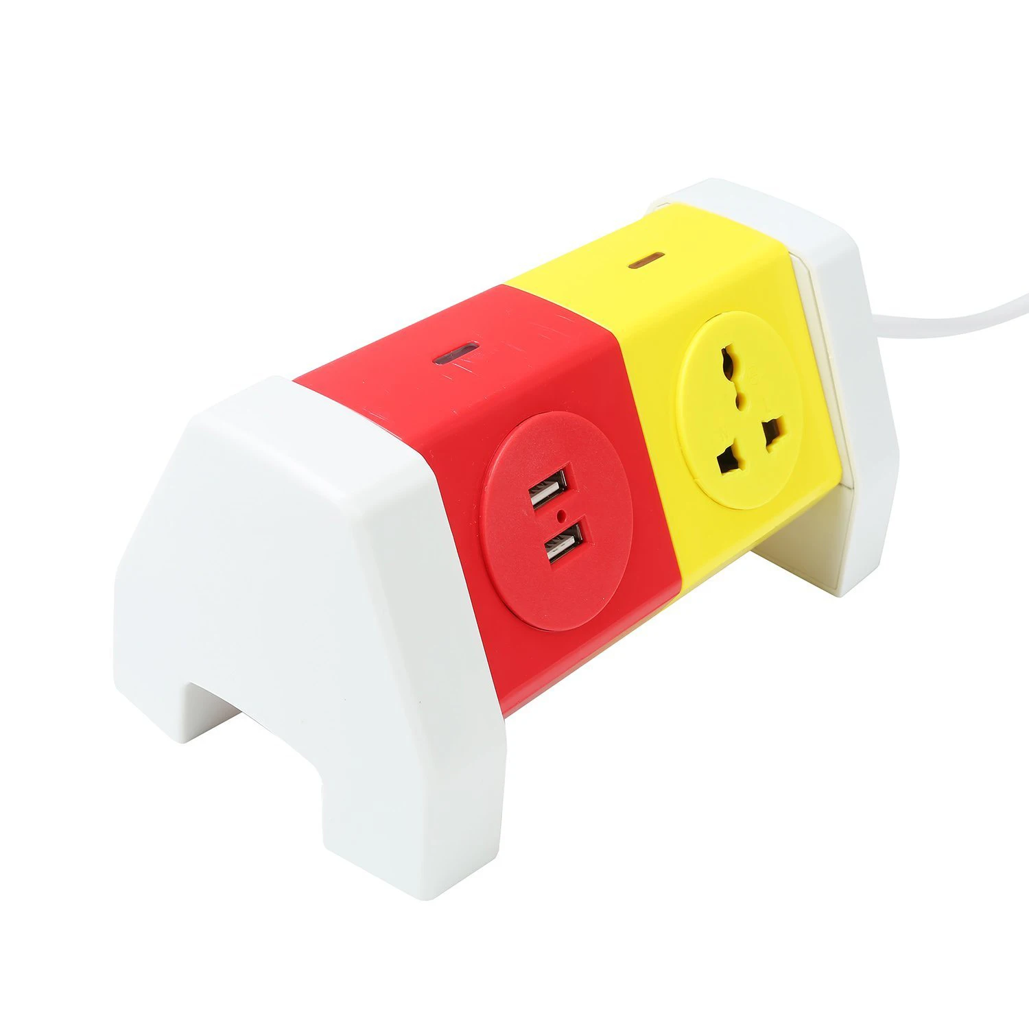 Multifunction Home Office Table Use Electric Power Socket 3 Ac Universal Outlet Extension Board With Dual Usb