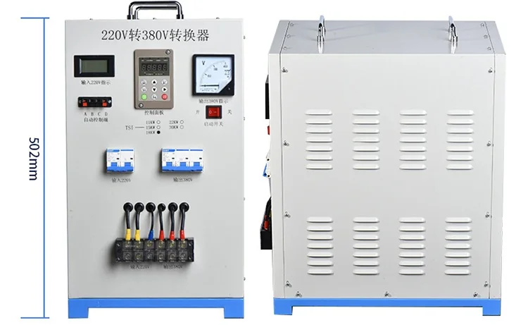 High-power industrial 220V three-phase to 380V three-phase voltage converter reversing device 30kw 300A