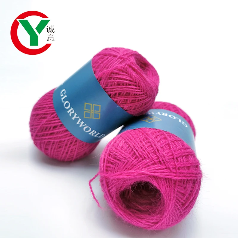 Free Sample Angora Yarn 50g/set Anti-pilling Fine Quality Angora Rabbit Wool Nylon Hand-Knitting Blended Yarn