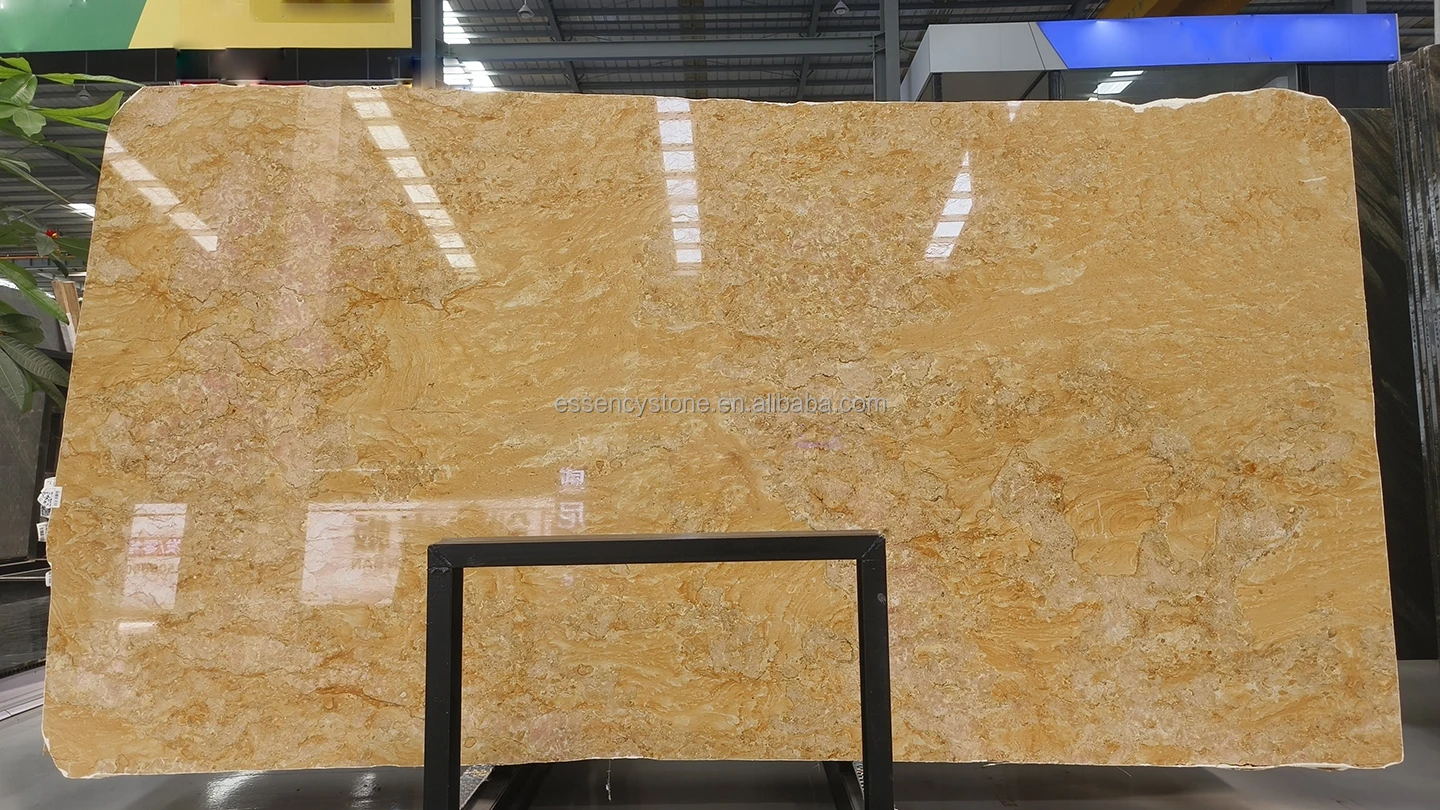 Италия Роскошная имперская Золотая Rossa Giallo Reale полированная золотисто-желтая мраморная плитка для пола настенная кухонные столешницы