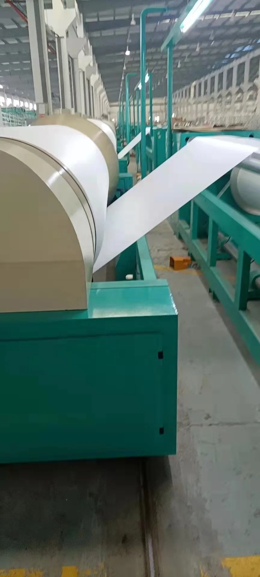 Monofilament Tensiometer tension control device on the warping machine creel