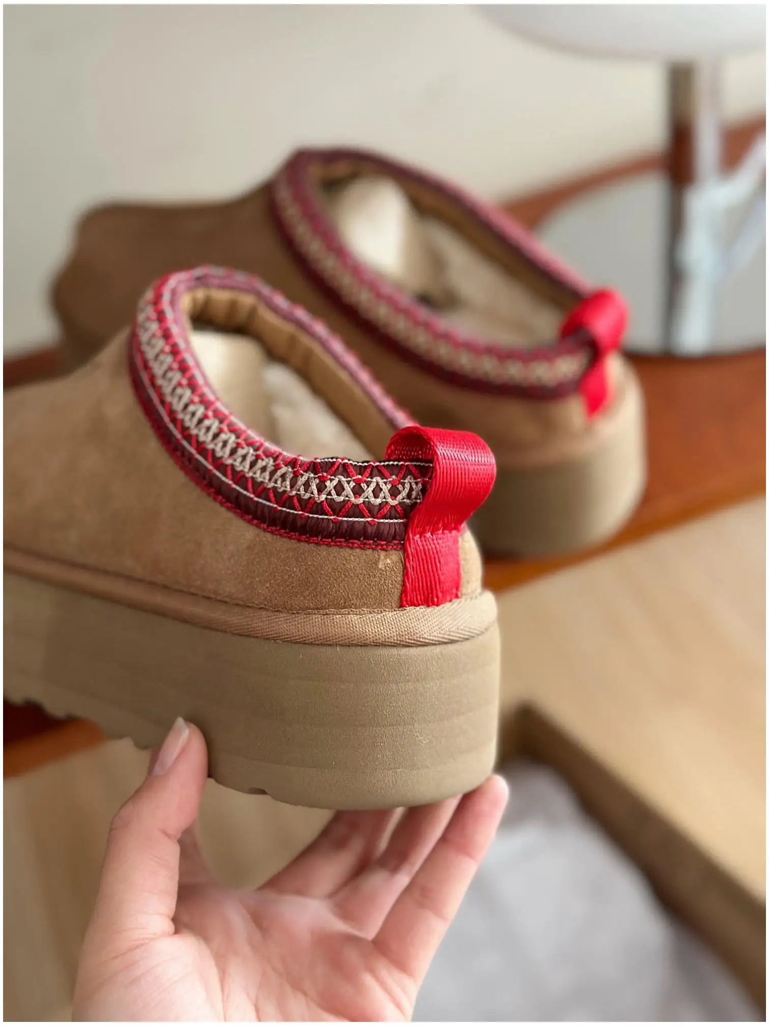 Wholesale Fur Embroidered Original Ugly Boots by UG Tazz Custom Winter Slip-on Shoes with EVA Insole Platform Slippers Women Men