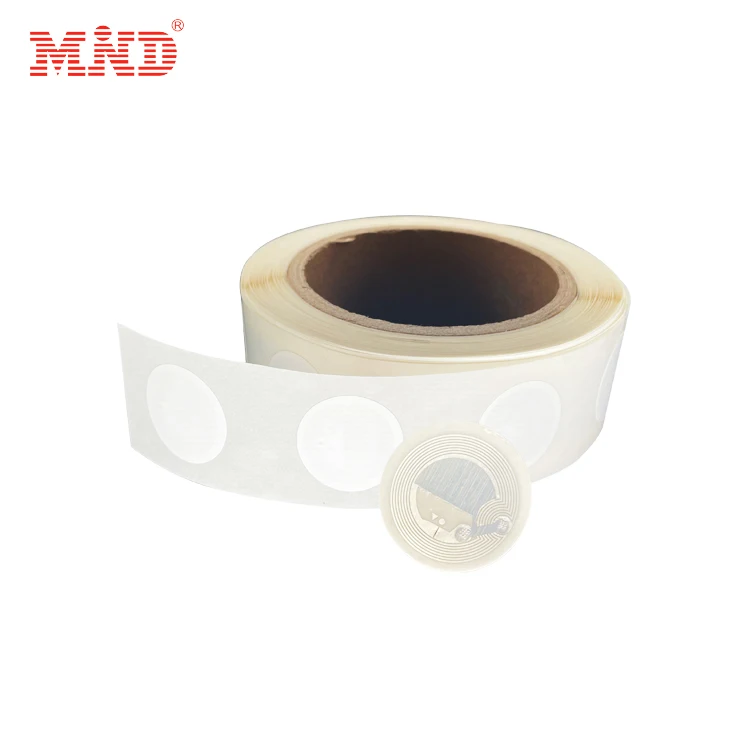 Бесплатный образец считывание/запись 13 56 МГц NFC рулон RFID-наклейка этикетка tag213 RFID влажная