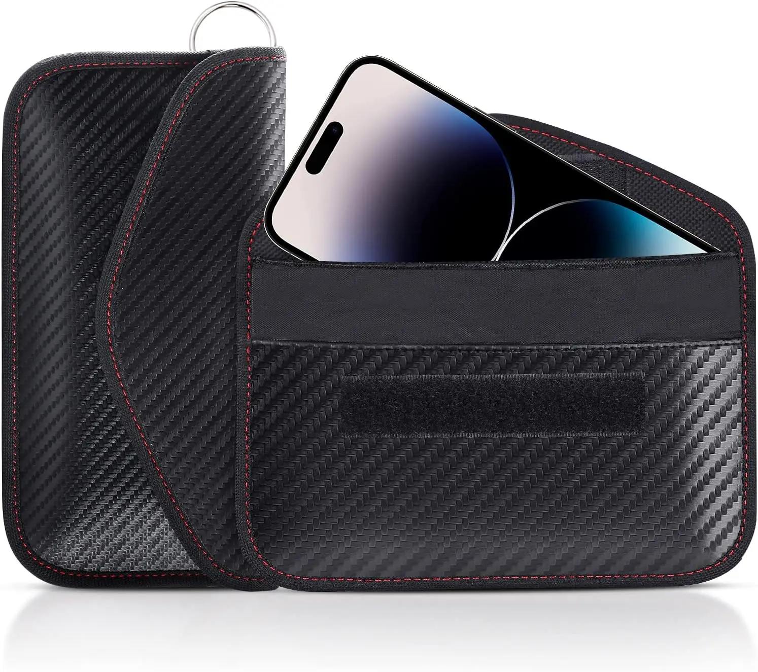 2024 Factory Custom EMF Faraday Powerful Jammer Rfid Blocking Signal Car Key Wallets Anti Theft