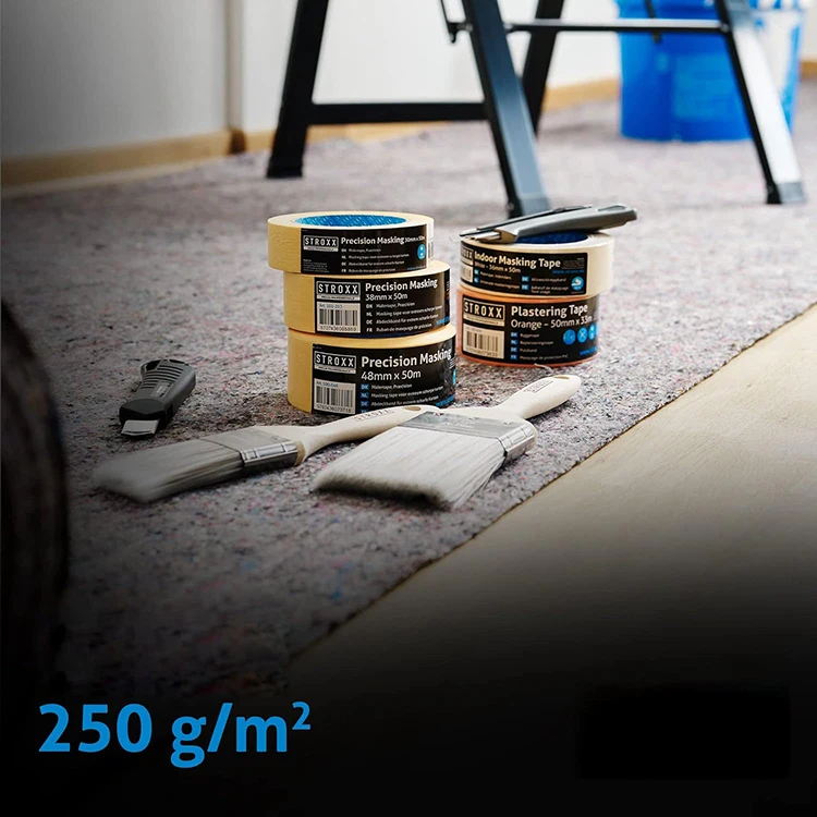 220gr 1x50m Saugvlies Malervlies Painter Cover Fleece 180gsm 1x50m Painter Felt Anti Skid Film Painter Cover Fleece