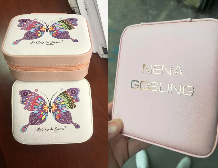 FORTE hot sale new Travel leather Jewelry Box storage necklace Packaging Boxes for Jewelry with Logo