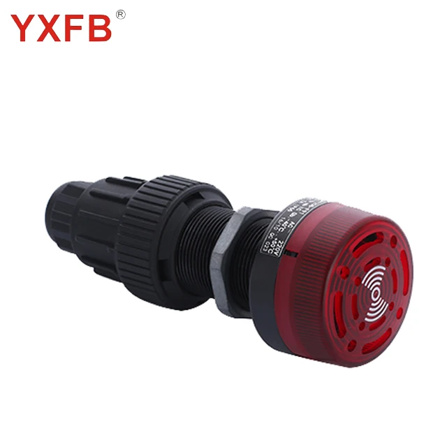 1102 buzzer with indicator alarm flash signal light waterproof DC24V-36V explosion proof  buzzer