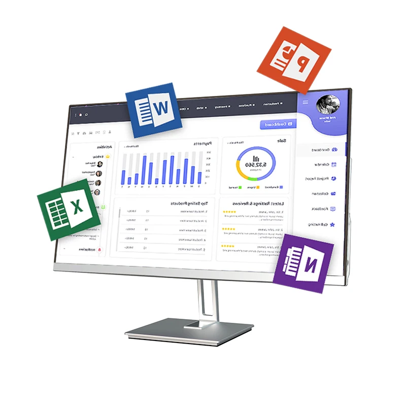 ssd 1 tb i3 i5 2.53GHz 8gb ddr3 120G 240G SSD thin office home laptop all in one desktop computer price