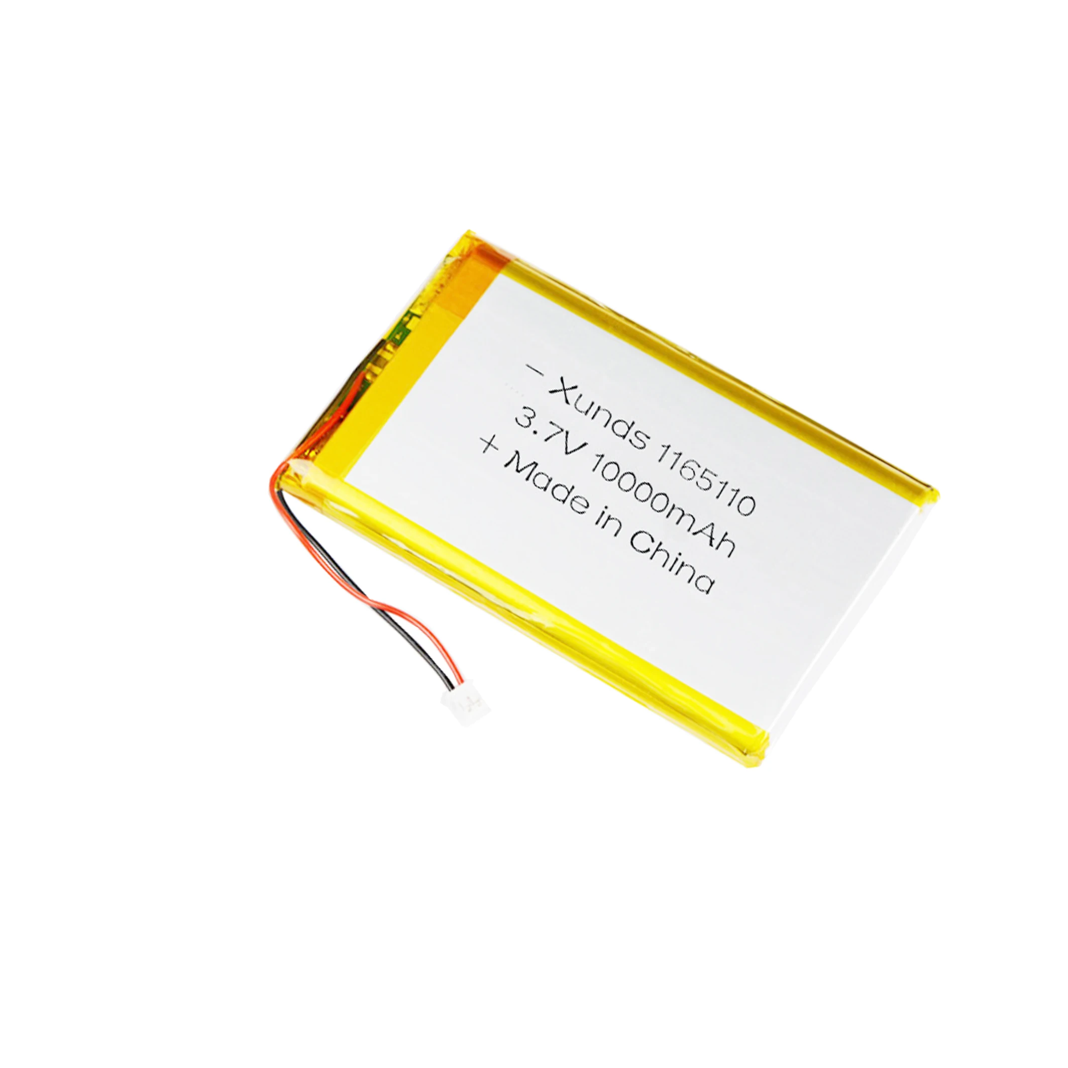 Mobile Power Solar Street Lamp Outdoor Lighting Searchlight Lithium Battery 1165110 3.7V 10000 Mah Silver Li-polymer Battery Sea