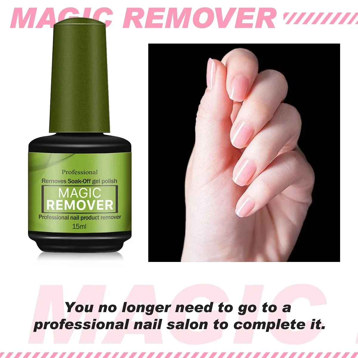 Neiss Professional Uv Peel Off Nail Gel Glue Remover Magic Nail Gel Polish Remover