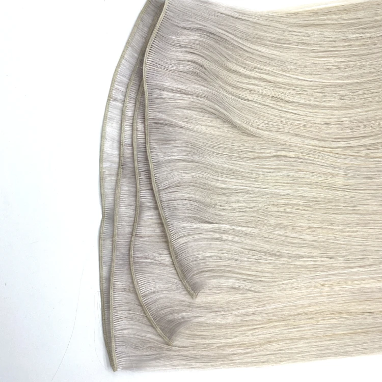 High Quality New Hand tied weft hair extension Genius Weft Can Be Cut Human Hair Flat Genius Weft Hair Extensions