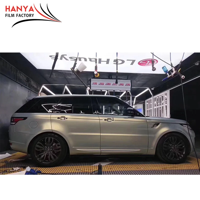 Laser Iridescent Diamond Gold Wrap Silver Car Sheet Vinyl