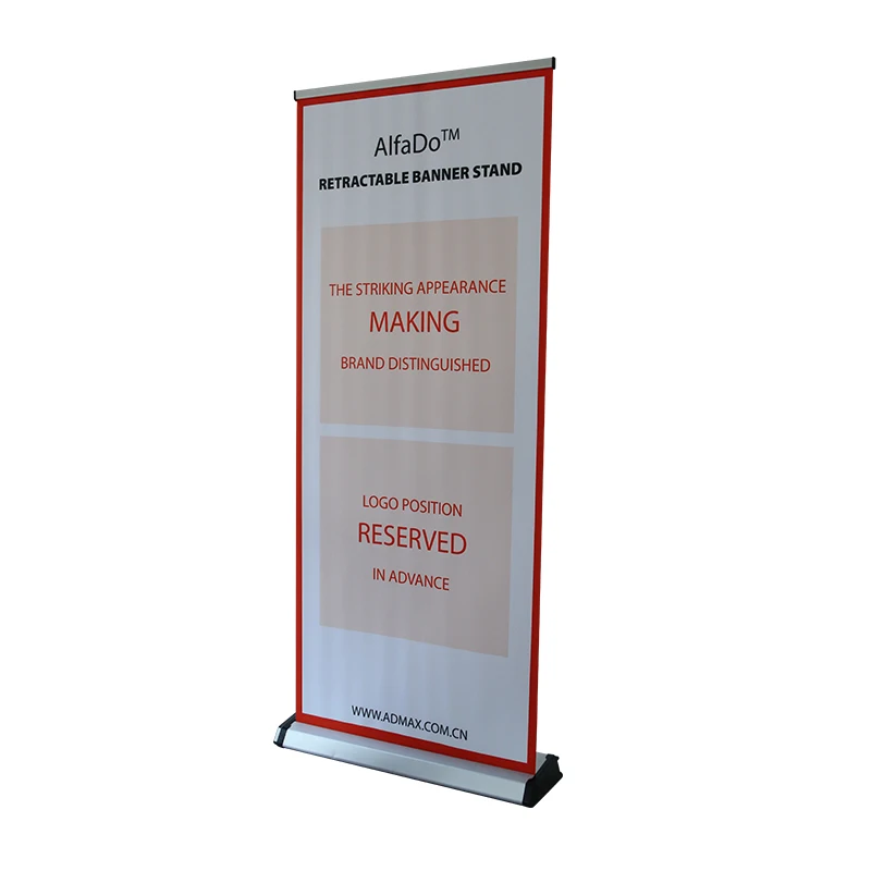 retractable roll up poster bannergraphic stand Digital Print Standard Size 80*200 100*200 120*200cm Rollup Advertising Display