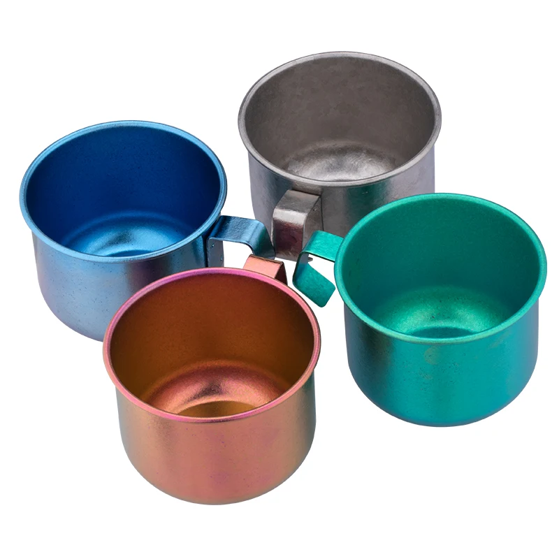 Ultra-Light Travel Titanium Coffee Mug 260ml  Portable Camping & Hiking Tea Sets