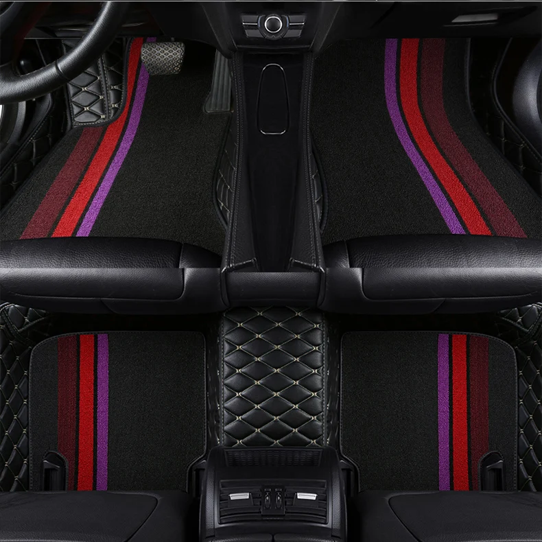 3d 5d luxury fir winter use car floor mats for qashqai toyota rav 4 vios honda accord opel astra j prado 120 dodge durango