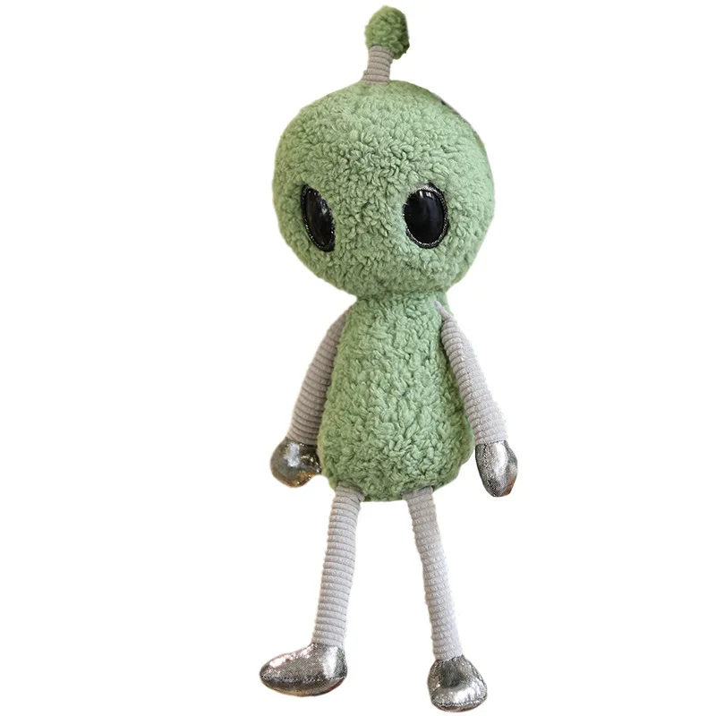 Creative cute and funny green alien plush toy