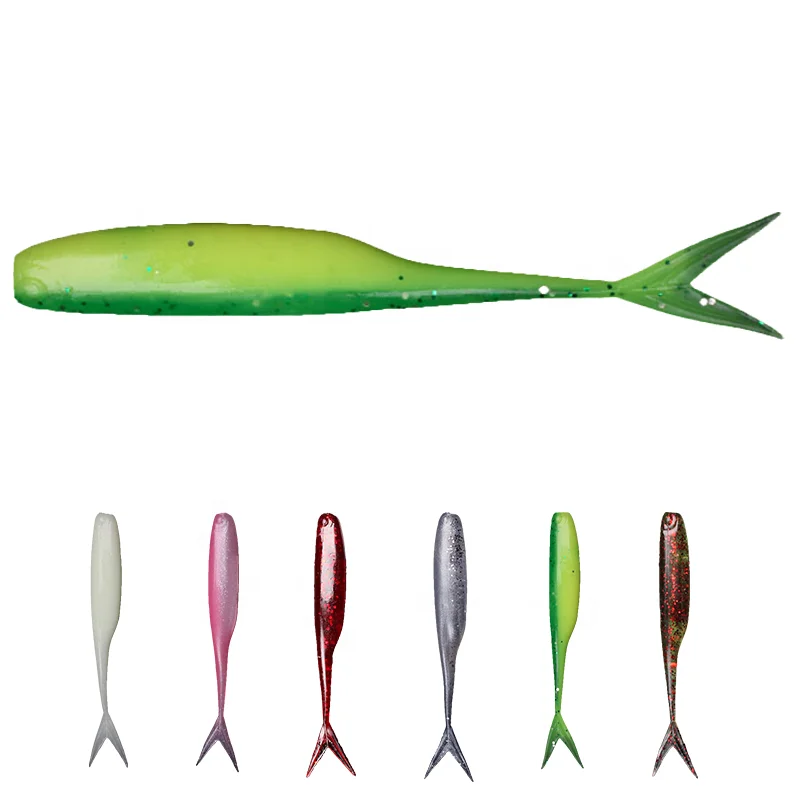 Wholesale China supply forked tail lure artificial soft Bait fishing soft lure baits