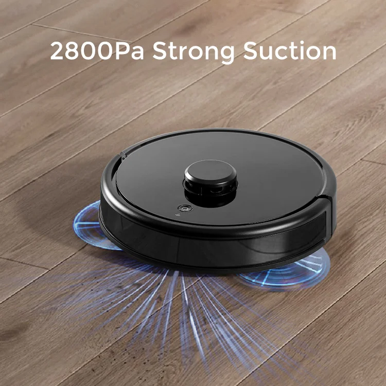 2022 Laser navigation Robot Vacuum Cleaner With Mapping System And High Suction