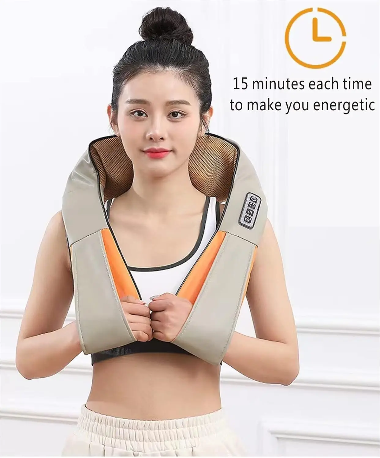 2024 High Quality Neck Massager Wireless Deep Tissue Kneading Shoulder Masajeador Neck and Shoulder Relaxer