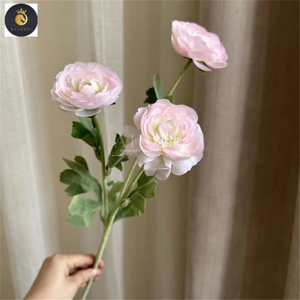 2023 Fu Bucket Lunar New Year Flower Pink National Trendy Style Rose Pink Butterfly Orchid Hydrangea