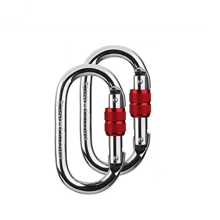High strength Alloy steel 2500kgs carabiner for climbing