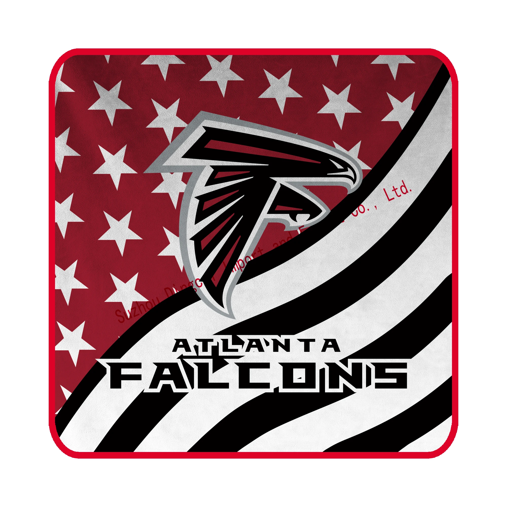 Atlanta Falcons  High Quality 5x5ft Greek    32 Teams  Flannel blanket