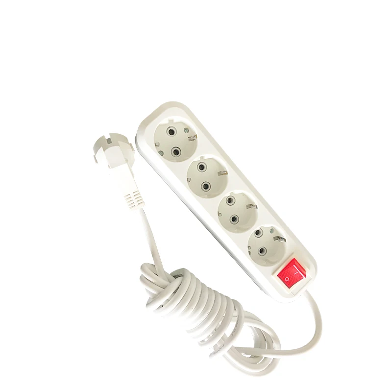 10A стандарта 4) штепсельная-Сетевая розетка для пропилен-каучука прокладки с