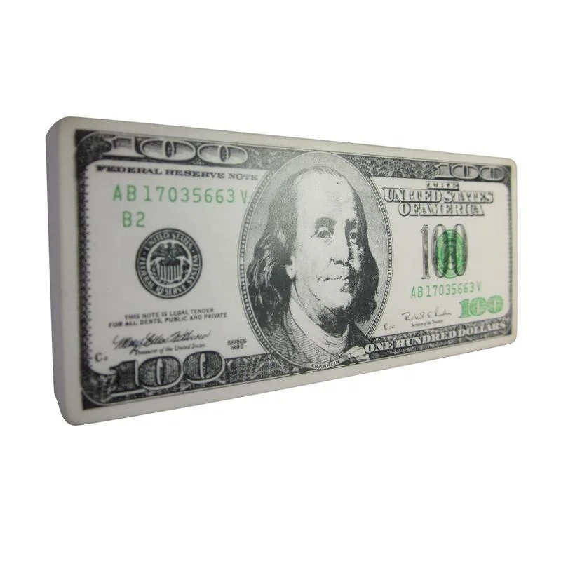 Promotional High Quality PU Foam Dollars Shape Stress Ball Relief Squeeze Anti-Stress Ball Toys
