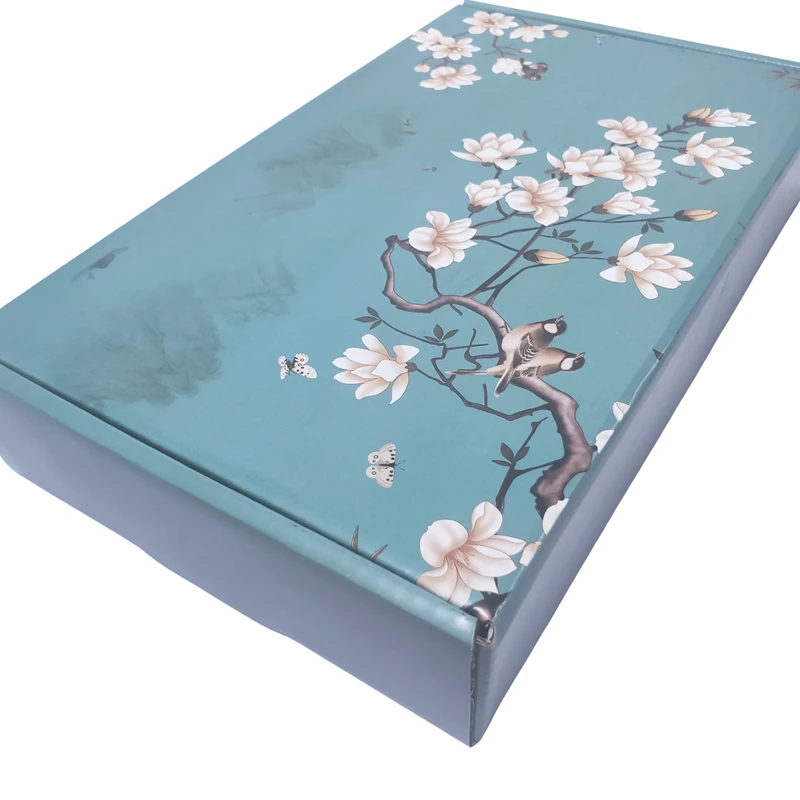 Custom logo pink Flat Gift pack caja clothes shipping carton Packaging Paper Folding mailer Box for Clothing shoes underwear