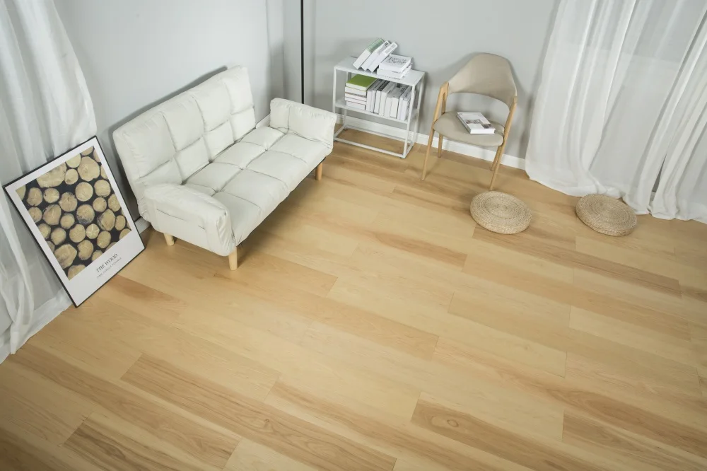 
Hickory 3-layer engineered wood flooring rubber engineering parquet 